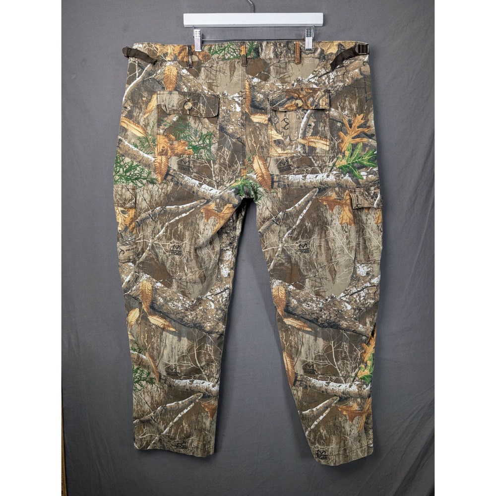 Rustic Ridge Mens Realtree Edge Camo CargoPants 3XL Brown Green Tactical Hunting